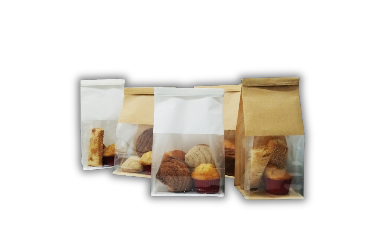 BOLSA FONDO PLANO CON VENTANA Y TINTIE